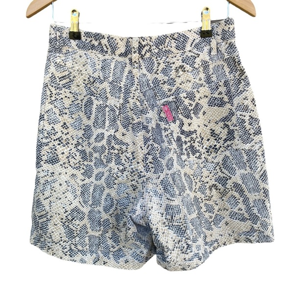 Gloria Vanderbilt Womens Snake Print High Waist Shorts - Picture 7 of 7